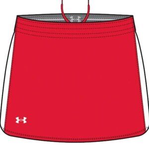 Under Armour Women’s Force Lacrosse Kilt Red/White Size M Athletic Skirt
